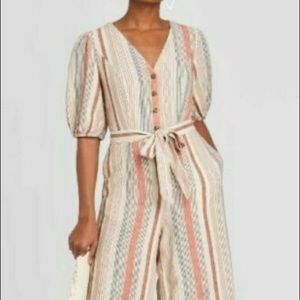 Striped Jumpsuit- Universal Thread
